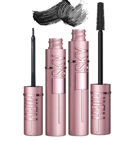 Pippal Sky High Eyeliner 1 Pcs with Mascara Ultra Volume Up Volumizing Mascara Long Lasting Waterproof 10Gm (Pack of 1)