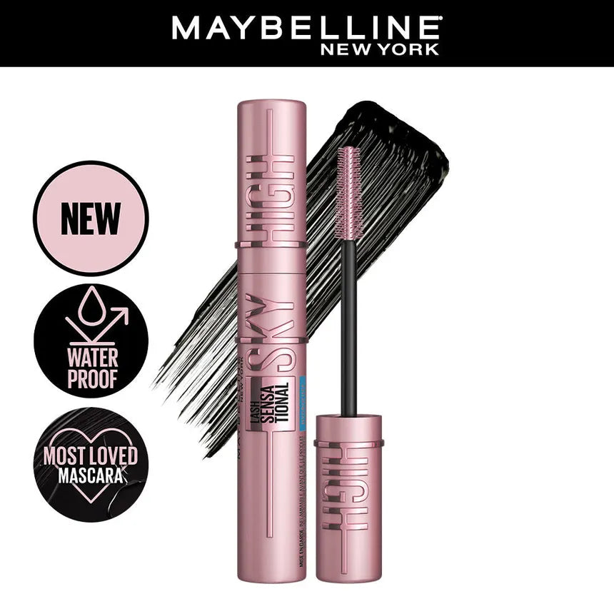 Pippal Sky High Eyeliner 1 Pcs with Mascara Ultra Volume Up Volumizing Mascara Long Lasting Waterproof 10Gm (Pack of 1)